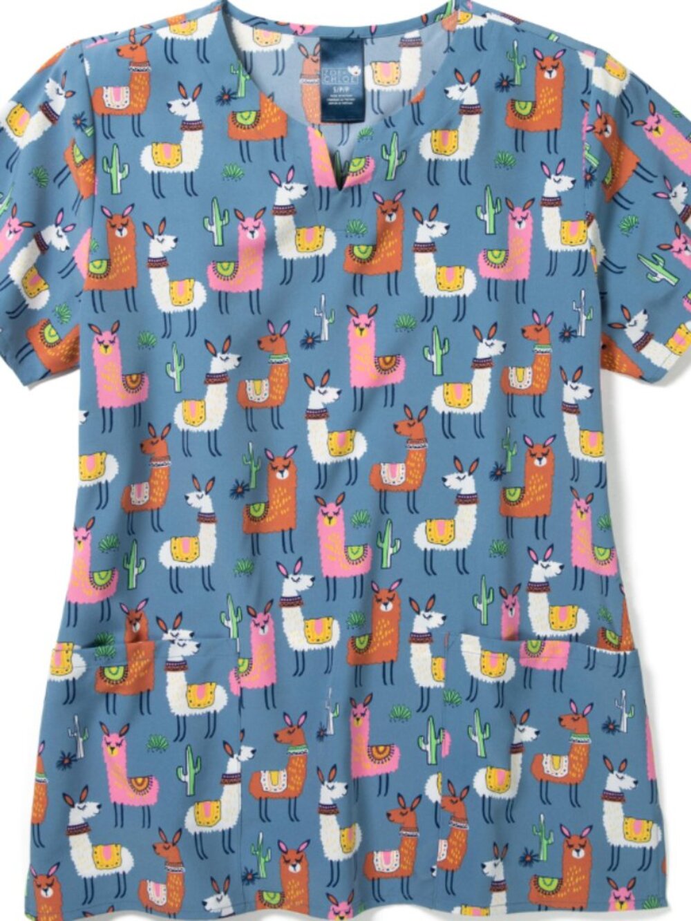 Zoe+Chloe Performance Noth Neck Print